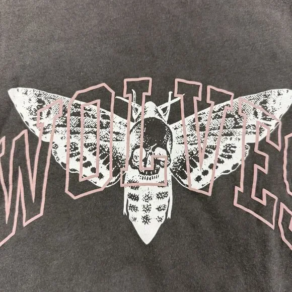 Darc Sport SHE 203/500 Death Moth Cropped Muscle Tank Top Women Small Oversized - Picture 3 of 14